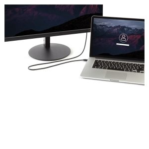 Cable adaptador StarTech.com de 1,8 metros, conecta Mini DisplayPort a DisplayPort 1.2, admite resolución 4K x 2K UHD, modelo MDP2DPMM6, de color blanco.