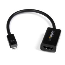 StarTech.com Conversor de Vídeo Mini DisplayPort a HDMI con Audio, Adaptador Activo MDP 1.2 para MacBook Pro, Resolución 4K a 30Hz, SKU MDP2HD4KS