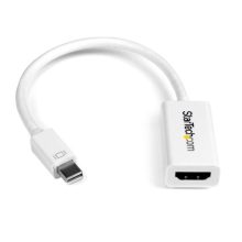 Conversor de vídeo StarTech.com Mini DisplayPort a HDMI con audio, modelo compatible con MacBook Pro, soporta 4K a 30Hz, SKU MDP2HD4KSW