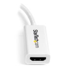 Conversor de vídeo StarTech.com Mini DisplayPort a HDMI con audio, modelo compatible con MacBook Pro, soporta 4K a 30Hz, SKU MDP2HD4KSW