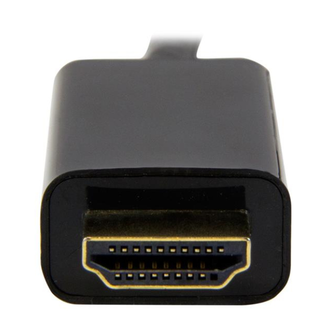 StarTech.com Cable Conversor Mini DisplayPort a HDMI de 1m - Color Negro - Ultra HD 4K 5 StarTech conversor Mini DisplayPort a HDMI de 1 metro en color negro