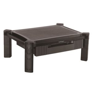 Soporte para monitor StarTech.com con cajón de almacenamiento y altura ajustable, SKU MONSTADJD