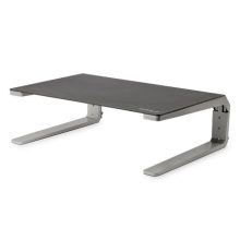 StarTech.com base para monitor, riser de acero y aluminio, soporte de altura ajustable. SKU MONSTND.