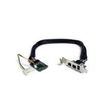 Adaptador StarTech.com Mini PCI Express PCIe FireWire con 2 puertos 1394b FW800 y 1 puerto 1394a FW400, SKU: MPEX1394B3