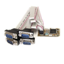 Imagen de la Tarjeta Adaptadora Mini PCI Express PCIe StarTech.com con 4 Puertos Serie RS232, UART 1650, modelo MPEX4S552