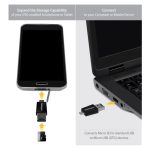 StarTech.com lector de tarjetas adaptador Micro SD a Micro USB OTG compatible con dispositivos Android, SKU: MSDREADU2OTG