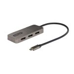 StarTech.com MST14CD123DP adaptador gráfico USB de 4096 x 2160 píxeles en color gris, SKU MST14CD123DP