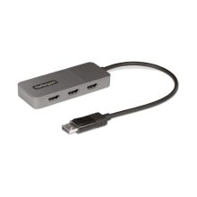 StarTech.com Hub MST de 3 Puertos - Multiplicador Divisor DisplayPort a HDMI 4K60Hz con Adaptador Gráfico DP 1.4, cable de 30cm y alimentación USB, SKU MST14DP123HD