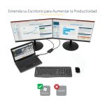 StarTech.com Hub MST de 2 Puertos DisplayPort 1.2, divisor splitter DP para 2 monitores 4K 30Hz, alimentado por USB, SKU MSTDP122DP