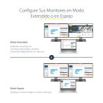 StarTech.com Hub MST de 2 Puertos DisplayPort 1.2, divisor splitter DP para 2 monitores 4K 30Hz, alimentado por USB, SKU MSTDP122DP