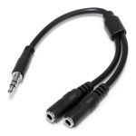 StarTech.com Adaptador Divisor de Auriculares Mini-Jack 3.5mm 3 pines Macho a 2x Mini-Jack 3 pines Hembra, SKU: MUY1MFFS