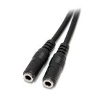 StarTech.com Adaptador Divisor de Auriculares Mini-Jack 3.5mm 3 pines Macho a 2x Mini-Jack 3 pines Hembra, SKU: MUY1MFFS