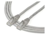 StarTech.com cable de red Ethernet Cat6 RJ45 de 2 metros, color gris, sin enganche, SKU N6PATC2MGR