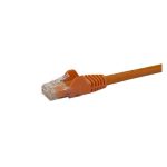 StarTech.com Cable de Red de 0.5 metros color naranja, categoría Cat6 UTP Ethernet Gigabit con conectores RJ45 sin enganches. SKU: N6PATC50CMOR