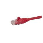 StarTech.com Cable de Red de 0,5m Rojo Cat6 UTP Ethernet Gigabit RJ45 sin Enganches N6PATC50CMRD