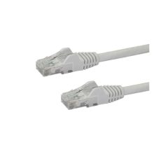 StarTech.com Cable de red Ethernet Gigabit Cat6 UTP sin enganches, 0,5 metros, blanco. SKU: N6PATC50CMWH