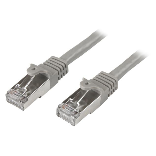StarTech.com Cable Ethernet Cat6 Gigabit Blindado de 2m Gris StarTech.com Cable de Red Cat6 Ethernet Gigabit Blindado SFTP de 2 metros en color gris, SKU N6SPAT2MGR