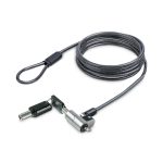 StarTech.com NANOK-LAPTOP-LOCK, cable antirrobo en Negro y Plata de 2 metros, SKU NANOK-LAPTOP-LOCK
