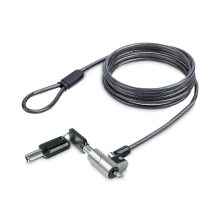 StarTech.com NANOK-LAPTOP-LOCK, cable antirrobo en Negro y Plata de 2 metros, SKU NANOK-LAPTOP-LOCK