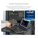 StarTech.com consola KVM con carcasa resistente, conexión de ordenador portátil a servidor, modelo NOTECONS02X.