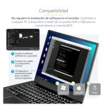 StarTech.com consola KVM con carcasa resistente, conexión de ordenador portátil a servidor, modelo NOTECONS02X.
