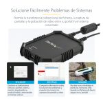 StarTech.com consola KVM con carcasa resistente, conexión de ordenador portátil a servidor, modelo NOTECONS02X.