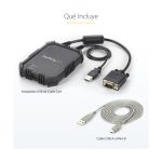 StarTech.com consola KVM con carcasa resistente, conexión de ordenador portátil a servidor, modelo NOTECONS02X.