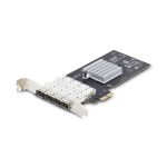 StarTech.com Tarjeta PCIe 2.1x2 con 4 puertos Ethernet 1Gb SFP, compatible con Windows y Linux, SKU P041GI-NETWORK-CARD