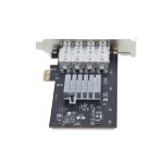 StarTech.com Tarjeta PCIe 2.1x2 con 4 puertos Ethernet 1Gb SFP, compatible con Windows y Linux, SKU P041GI-NETWORK-CARD