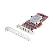StarTech.com Tarjeta PCIe USB-C de 4 Puertos, Hub Interno USB Tipo C, USB 3.2 10Gb, SKU: P10Q4C-USB-CARD-LP