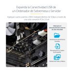 StarTech.com Tarjeta PCI Express con 4 Puertos USB-A, USB 3.2 de 5Gbps, 4 Controladores Independientes, SKU P5Q4A-USB-CARD. Compatible con Windows, macOS y Linux.