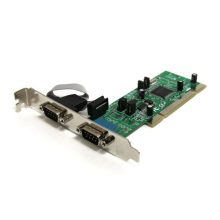 StarTech.com Tarjeta Adaptadora PCI de 2 Puertos Serie RS422/485 DB9 UART 161050 5V o 3.3V, SKU PCI2S4851050