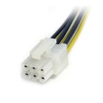 Cable divisor de alimentación PCI Express de 6 pulgadas marca StarTech.com. SKU: PCIEXSPLIT6