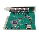 Imagen de StarTech.com Adaptador Tarjeta PCI USB 2.0 de Alta Velocidad con 7 Puertos (4 Externos y 3 Internos), SKU PCIUSB7