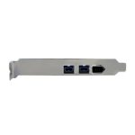 Adaptador PCI-Express StarTech con 2 puertos FireWire 800 y 1 puerto FireWire 400, modelo PEX1394B3
