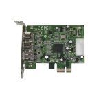 StarTech.com Adaptador de Tarjeta FireWire PCI-Express de Bajo Perfil con 2 Puertos F/W 800 y 1 Puerto F/W 400, SKU PEX1394B3LP