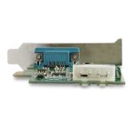 StarTech.com tarjeta controladora serial PCI Express con 1 puerto RS232, chipset UART16950, compatible con Windows y Linux, SKU PEX1S953LP