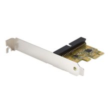 Tarjeta adaptadora PCI Express de StarTech.com con controladora IDE PATA UDMA 133 y un puerto PCIe. SKU: PEX2IDE
