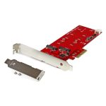 StarTech.com tarjeta controladora M.2 PCI Express para dos SSD, SKU PEX2M2