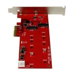StarTech.com tarjeta controladora M.2 PCI Express para dos SSD, SKU PEX2M2
