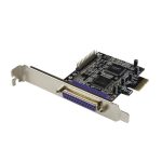 StarTech.com Adaptador Tarjeta PCI-Express PCIe Paralelo de 2 Puertos DB25 IEEE1284 con compatibilidad SPP, EPP, ECP y Bracket de perfil bajo, SKU PEX2PECP2