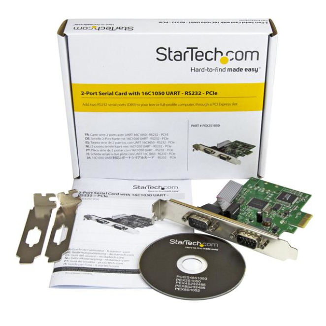 StarTech.com Tarjeta Serie PCI Express de 2 Puertos DB9 RS232 con UART 16C1050 - Adaptador Interno Serie PCI-E 4 StarTech.com tarjeta serie PCI Express - Experiencia de usuario