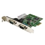 StarTech.com Tarjeta Serie PCI Express de 2 Puertos DB9 RS232 con UART 16C1050. SKU: PEX2S1050. Adaptador Interno Serie PCI-E para CPD