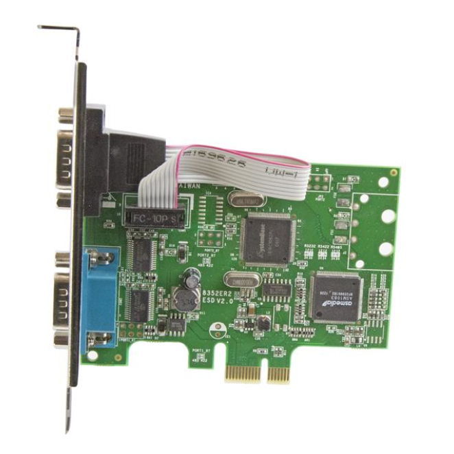 StarTech.com Tarjeta Serie PCI Express de 2 Puertos DB9 RS232 con UART 16C1050 - Adaptador Interno Serie PCI-E 1 StarTech.com tarjeta serie PCI Express de 2 puertos DB9 RS232 con UART 16C1050