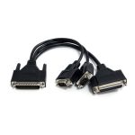 Tarjeta adaptadora PCI Express StarTech con 2 puertos serie y 1 puerto paralelo, SKU PEX2S1P553B