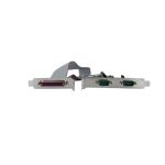 StarTech.com Tarjeta Adaptadora PCI Express con 2 Puertos Serie RS232 UART 16550 y 1 Puerto Paralelo, SKU PEX2S5531P