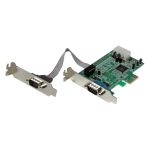 StarTech.com Tarjeta Adaptadora PCI Express de Perfil Bajo con 2 Puertos Serie RS232 UART 16550, SKU PEX2S553LP