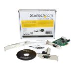 StarTech.com Tarjeta Adaptadora PCI Express de Perfil Bajo con 2 Puertos Serie RS232 UART 16550, SKU PEX2S553LP