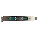 StarTech.com tarjeta PCI Express adaptadora de 2 puertos serie RS232, tarjeta controladora serial PCIe a DB9 UART16950, SKU PEX2S953, compatible con Windows y Linux