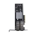 Imagen de la tarjeta de red StarTech.com QSFP+ 40G con 2 puertos, adaptador convergente Intel XL710, SKU PEX40GQSFDPI